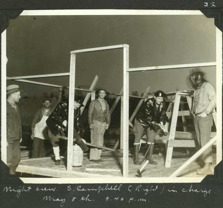 May 9th, 1935 | Building the Tent City